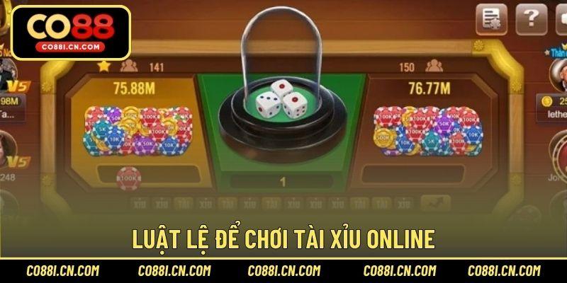 Luật lệ để chơi tài xỉu online
