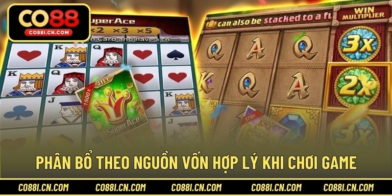 Phân bổ theo nguồn vốn hợp lý khi chơi game