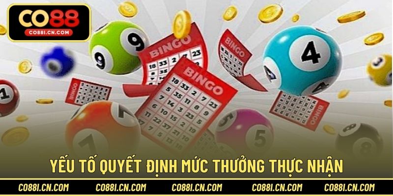 Yếu tố quyết định mức thưởng thực nhận